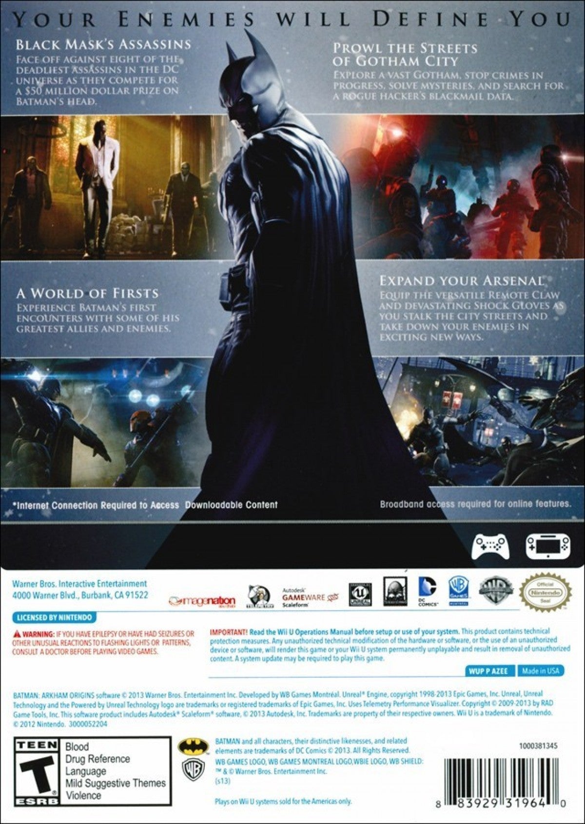 Batman: Arkham Origins – Nintendo Wii U (WiiU)