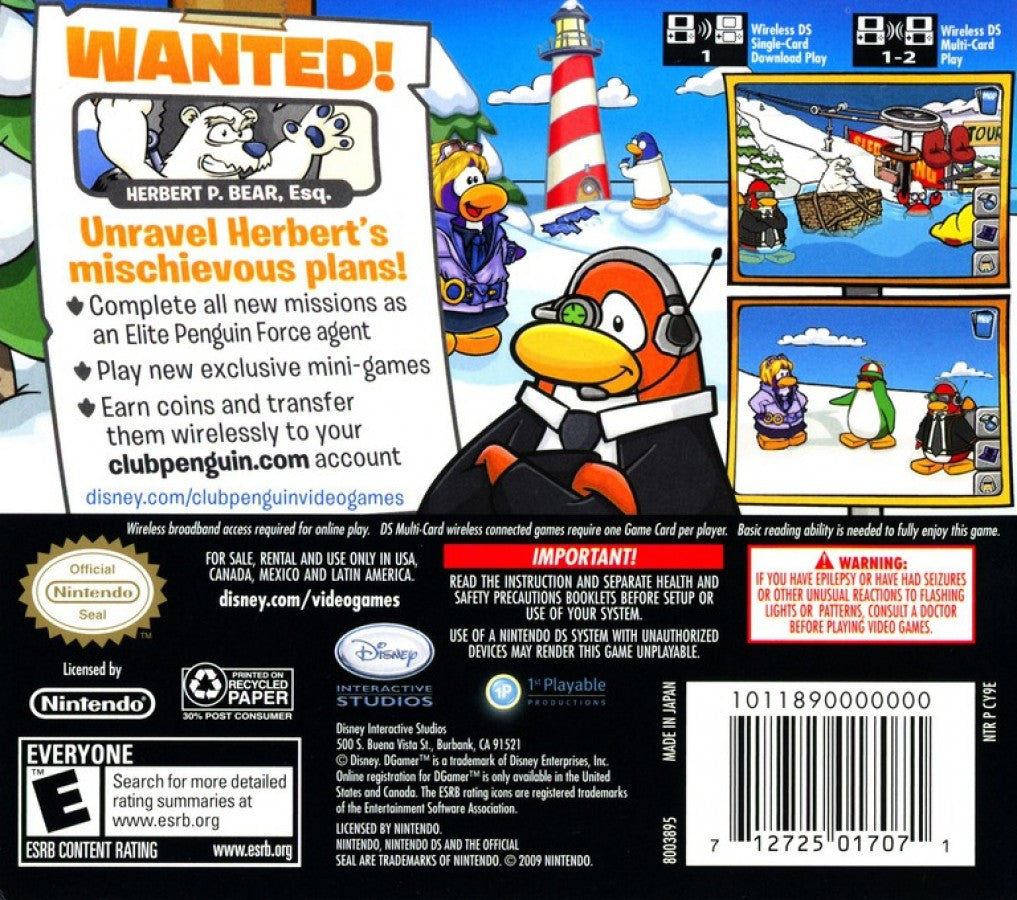 Club Penguin: Herbert's Revenge – Nintendo DS (DS)
