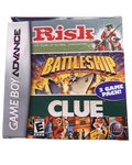 Risk / Battleship / Clue [CIB] – Game Boy Advance (GBA)