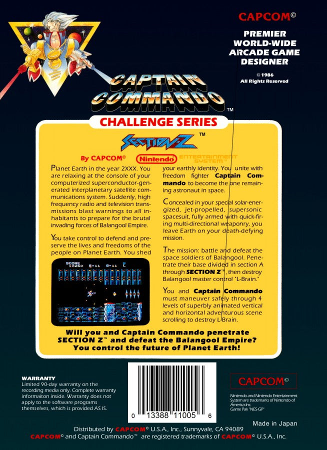 Section Z – Nintendo Entertainment System (NES)