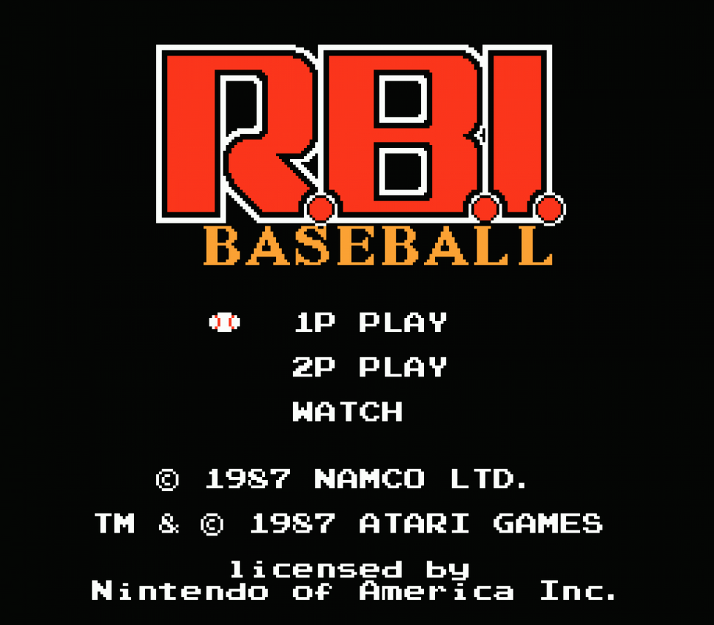 RBI Baseball – Nintendo Entertainment System (NES)