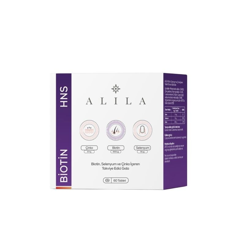 Alila Biotin HNS Supplement with Zinc and Selenium 60 Tablets