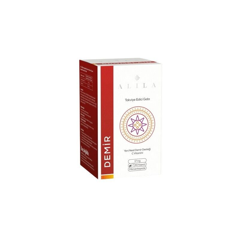 Alila Demir Iron Supplement for Daily Support 60 Capsules