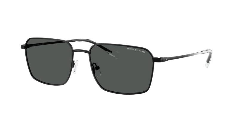 Armani Exchange 0AX2053S Men's Modern Aviator Sunglasses 57mm