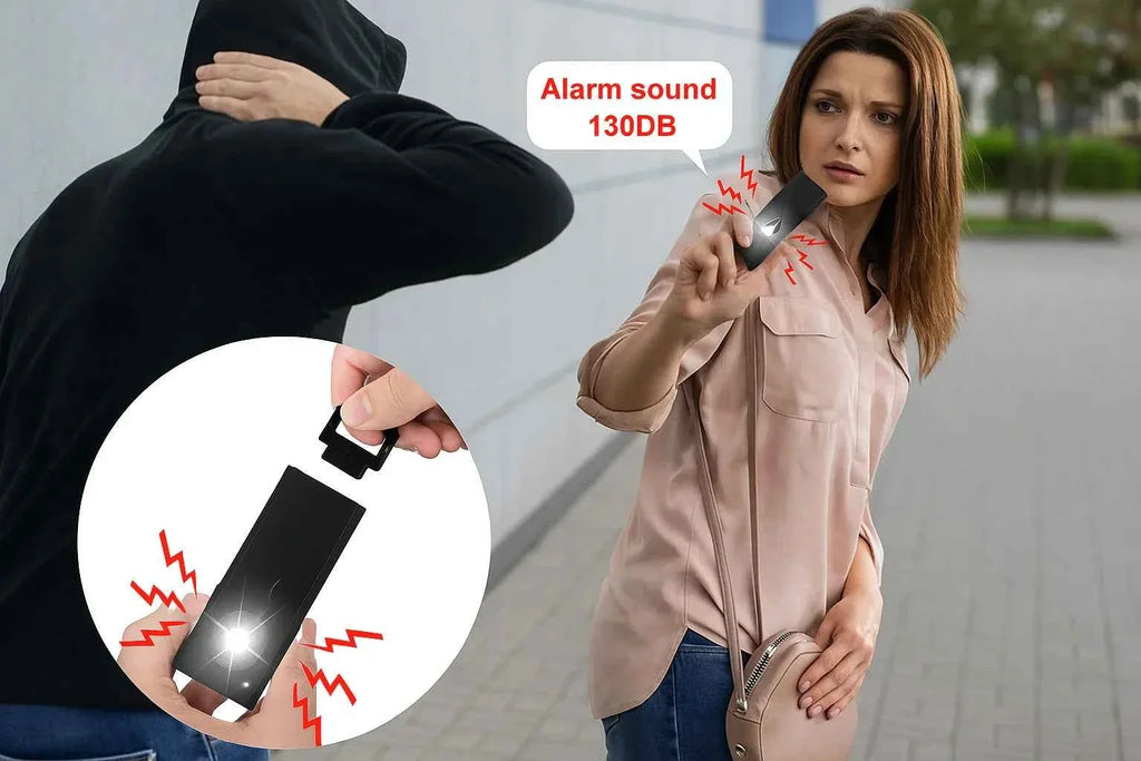 Anti Spier Self-Defense Security Alarm With Motion Sensor & LED
