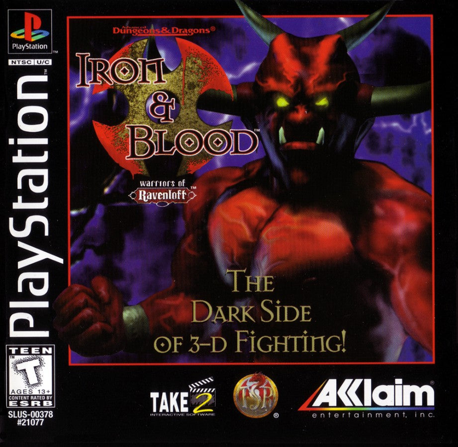 Advanced Dungeons & Dragons: Iron and Blood – PlayStation 1 (PS1)