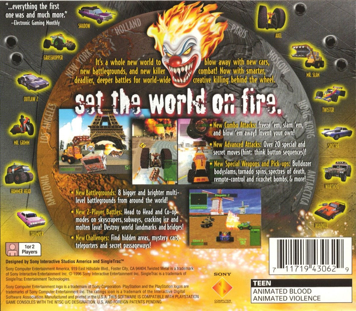 Twisted Metal 2 – PlayStation 1 (PS1)