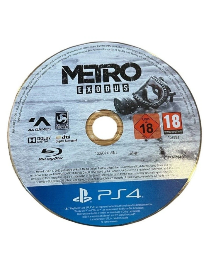 Metro Exodus [PAL Import] – PlayStation 4 (PS4)