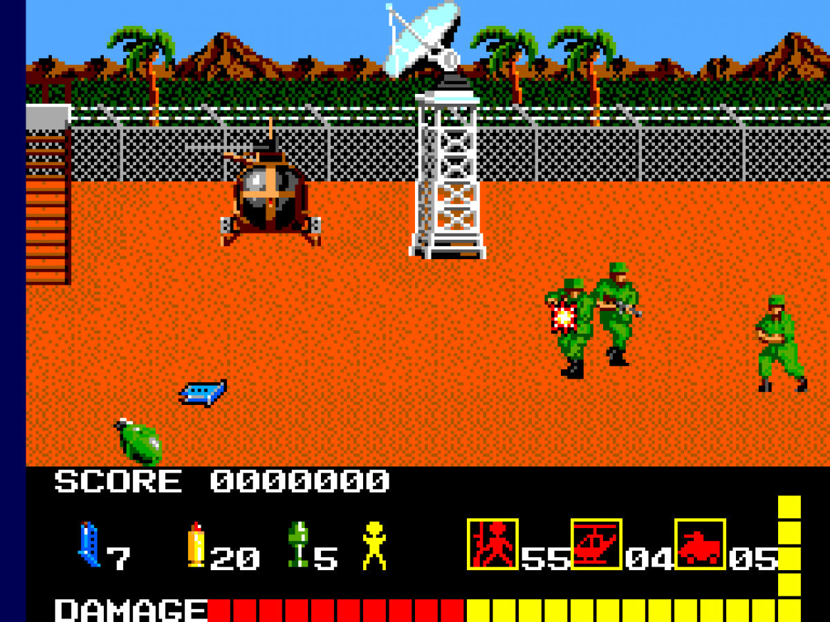 Operation Wolf – Sega Master System (SMS)