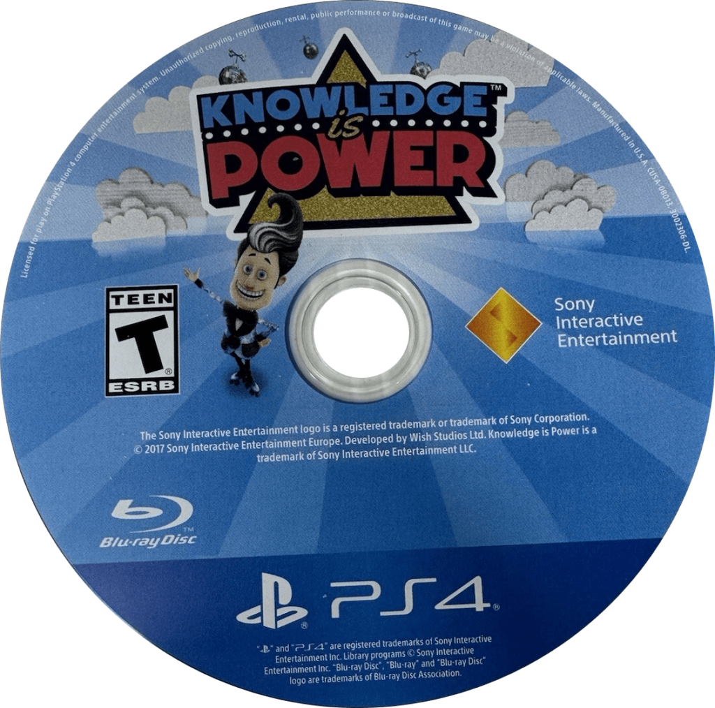 Knowledge Is Power – PlayStation 4 (PS4)
