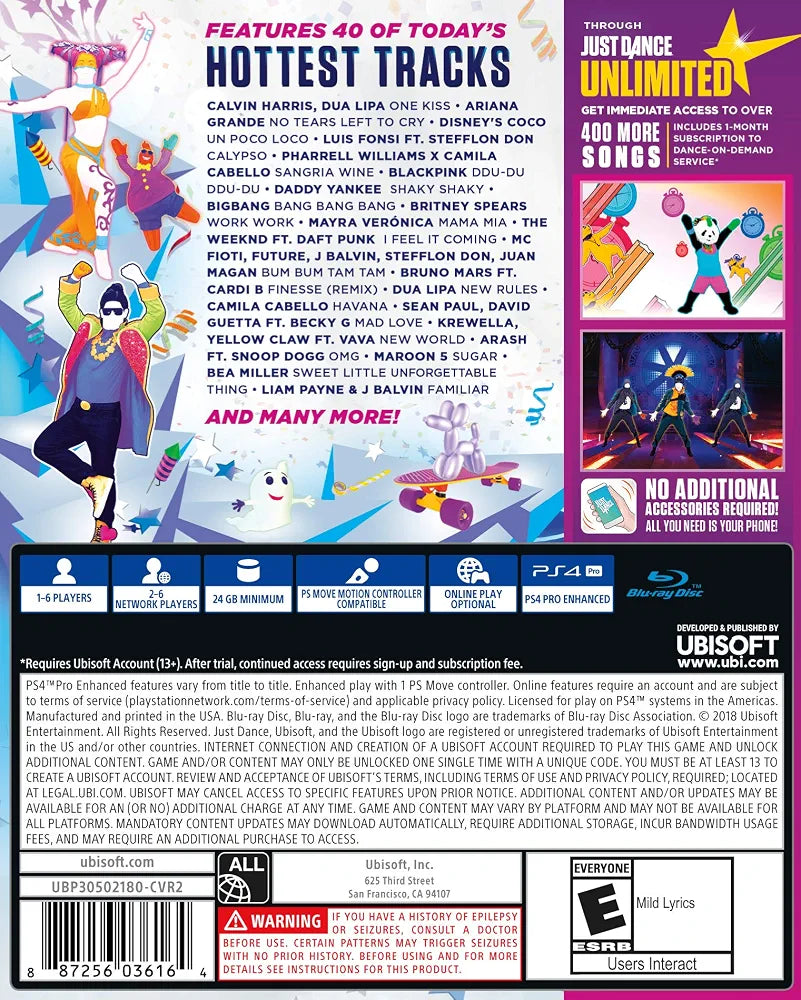 Just Dance 2019 – PlayStation 4 (PS4)