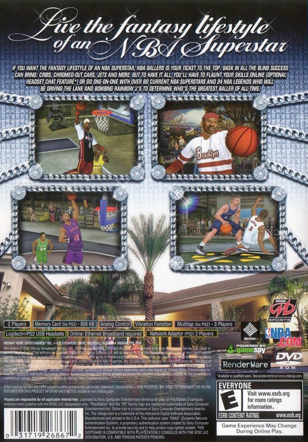 NBA Ballers – PlayStation 2 (PS2)