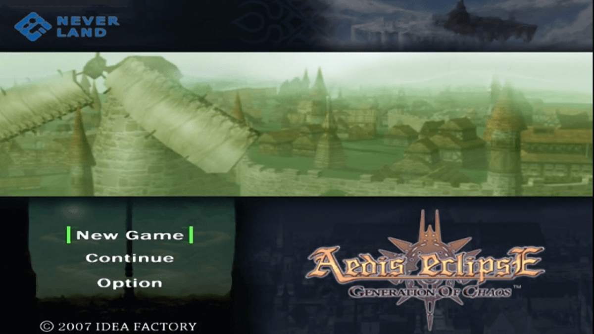 Aedis Eclipse Generation of Chaos – PlayStation Portable (PSP)