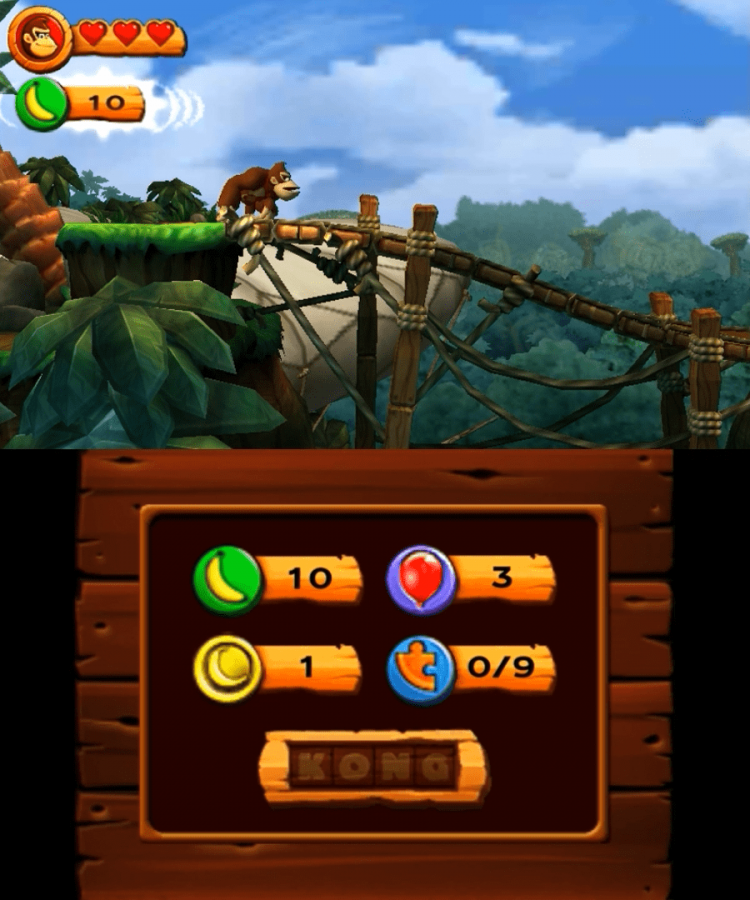 Donkey Kong Country Returns 3D  – Nintendo 3DS (3DS)