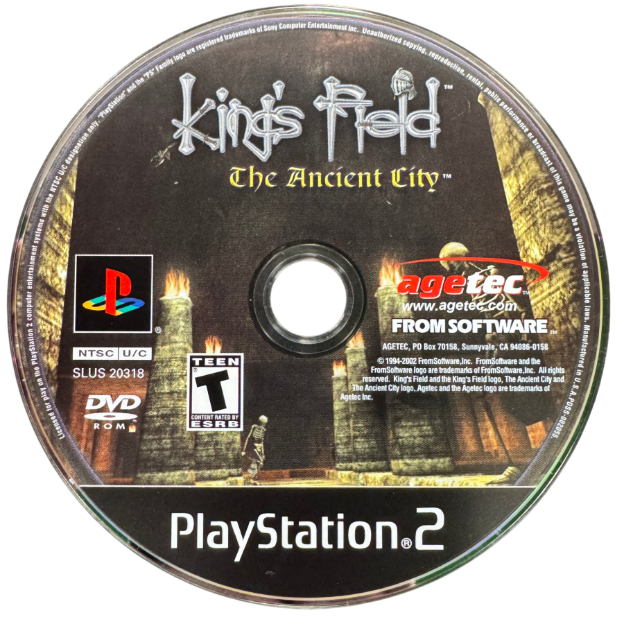 King's Field: The Ancient City [Complete In Box] – PlayStation 2 (PS2)