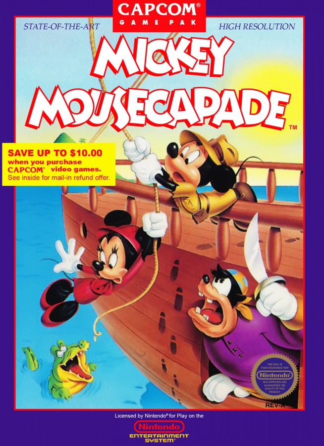 Mickey Mousecapade – Nintendo Entertainment System (NES)