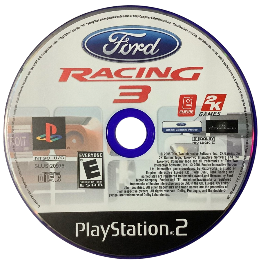 Ford Racing 3 – PlayStation 2 (PS2)