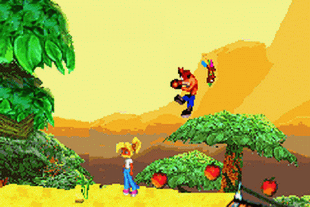 Crash Bandicoot: Purple – Game Boy Advance (GBA)