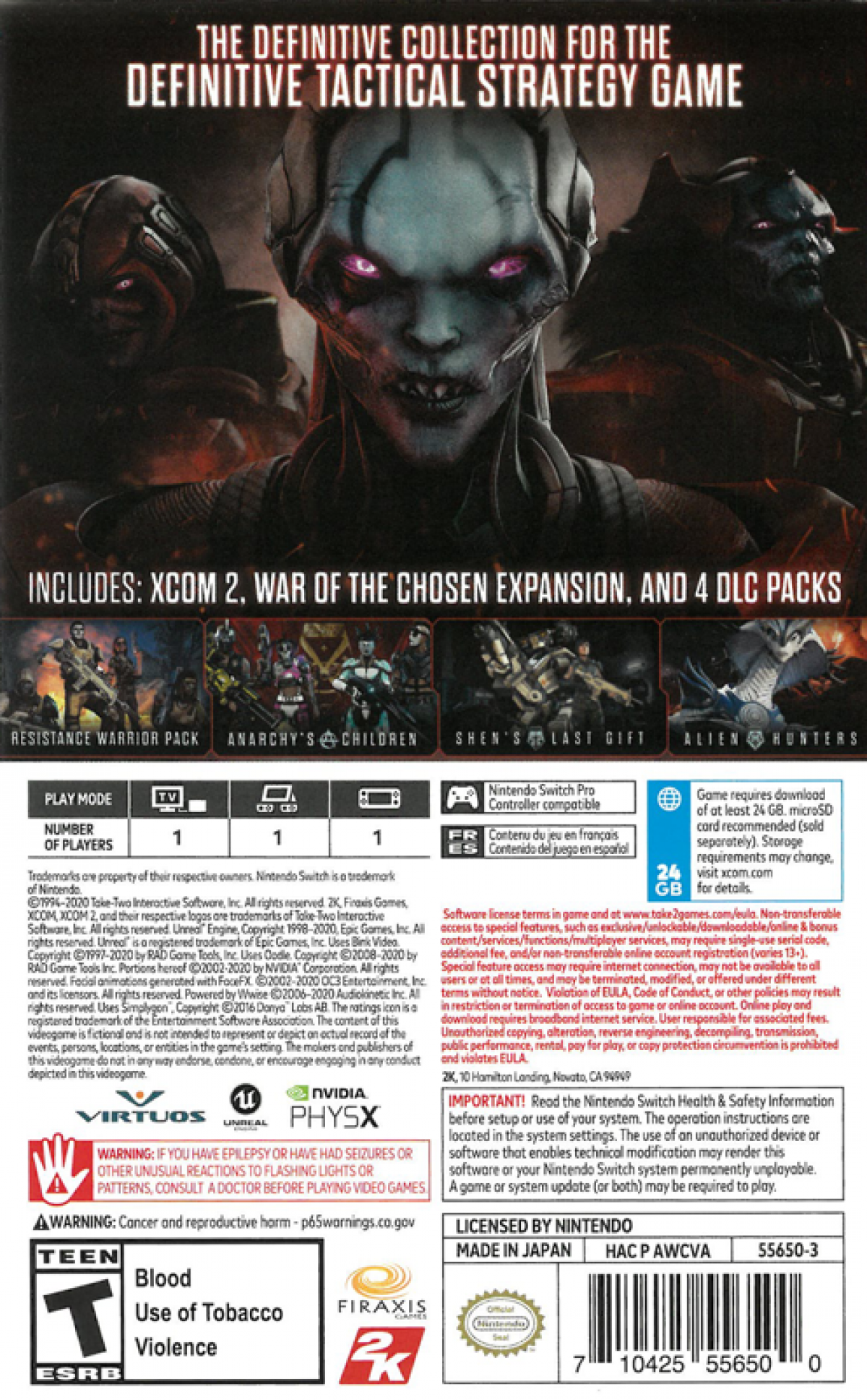 XCOM 2 Collection – Nintendo Switch (NS)