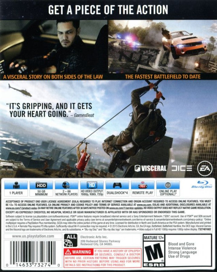 Battlefield Hardline – PlayStation 4 (PS4)