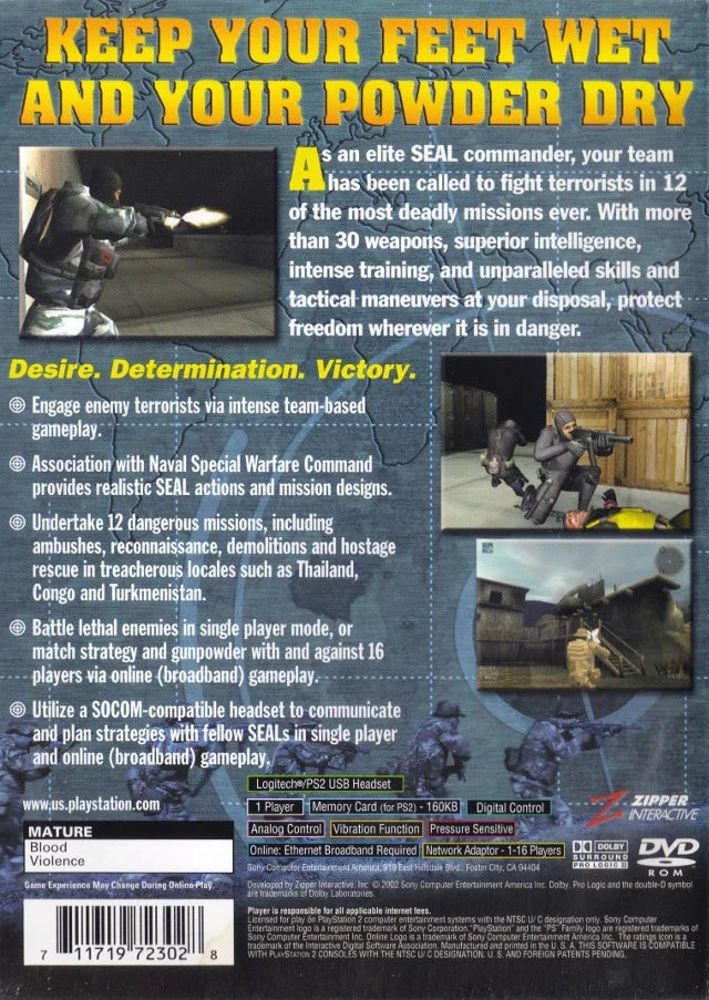SOCOM: U.S. Navy Seals [Greatest Hits] – PlayStation 2 (PS2)