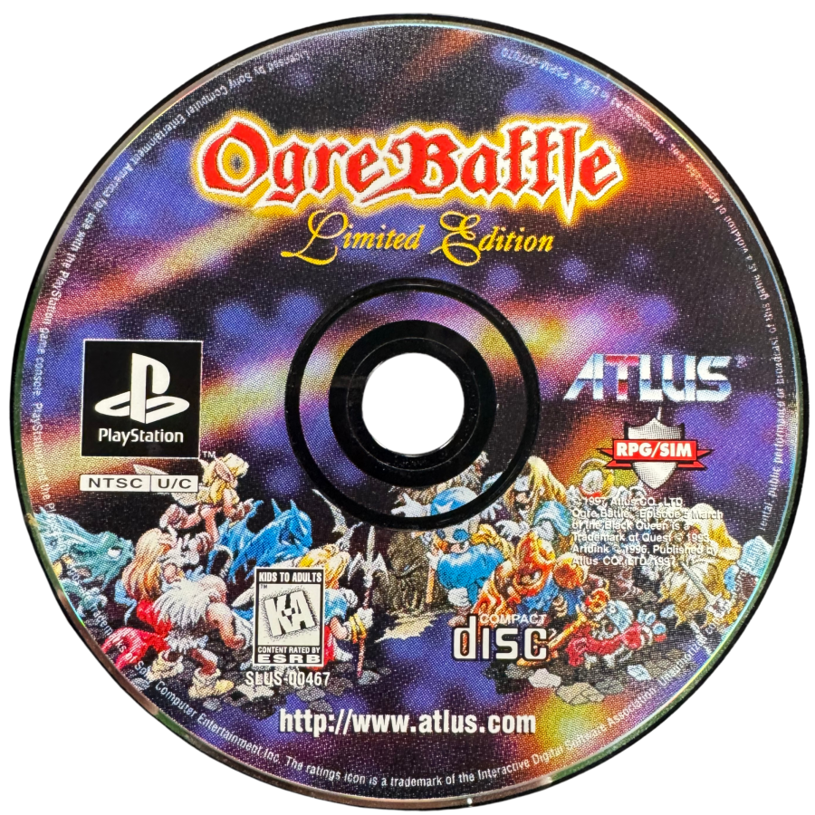 Ogre Battle [Complete In Box]  – PlayStation 1 (PS1)
