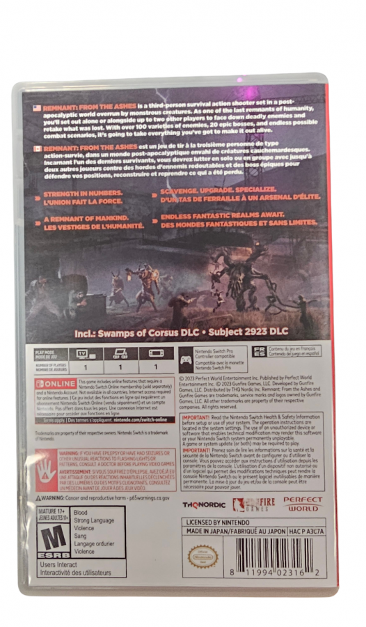 Remnant: From the Ashes – Nintendo Switch (NS)