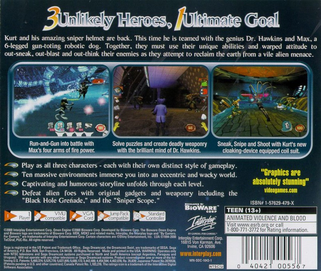 MDK 2 – Sega Dreamcast (DC)