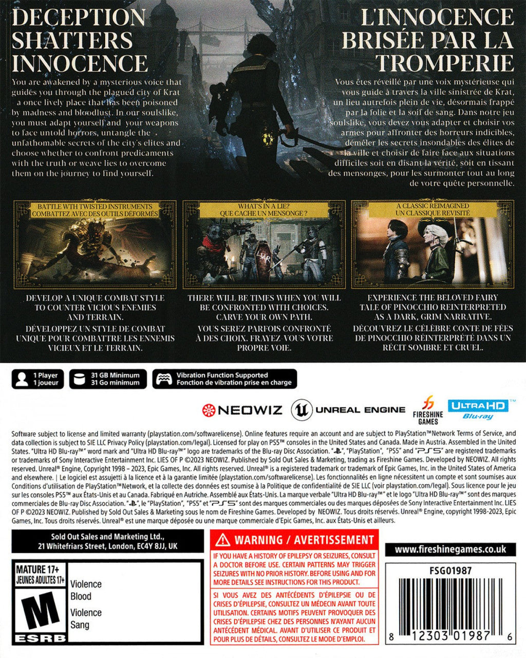 Lies of P – PlayStation 5 (PS5)