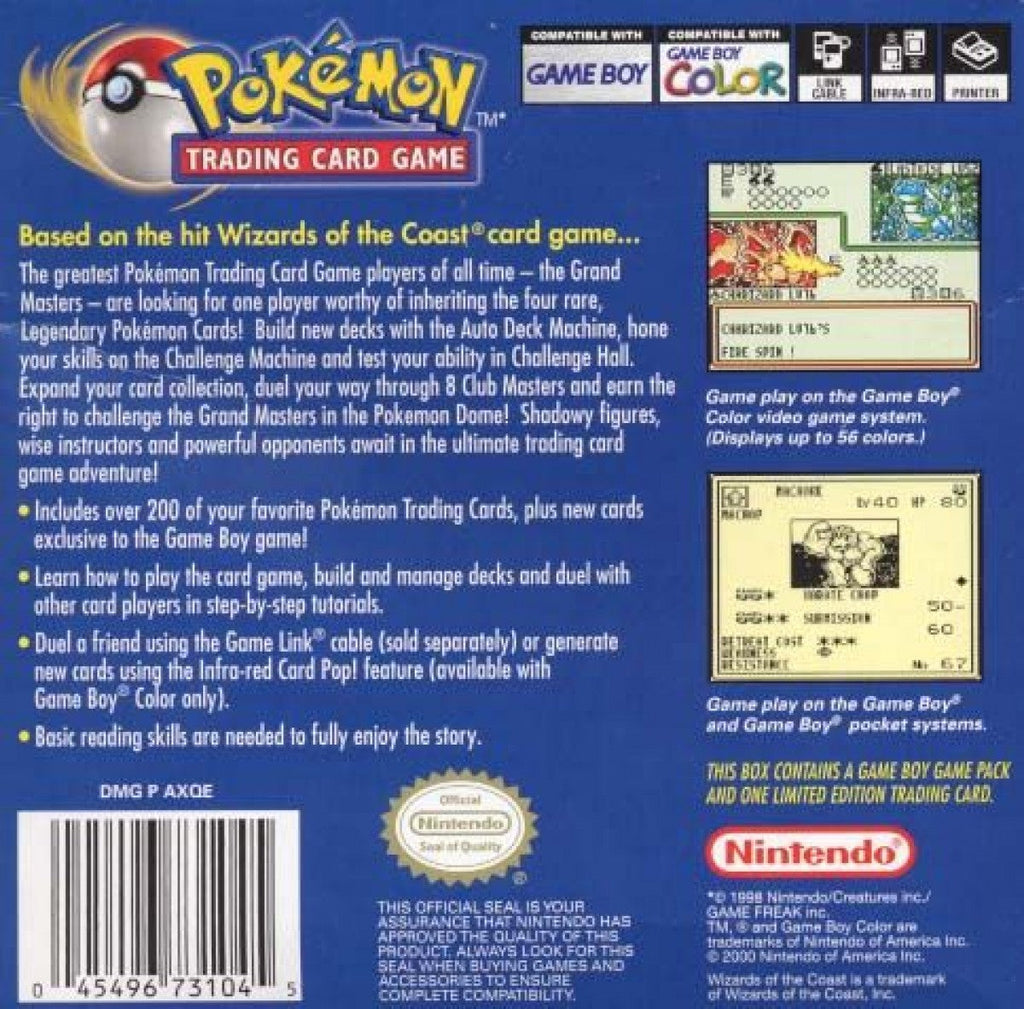 Pokemon: Trading Card Game — Game Boy Color (GBC)
