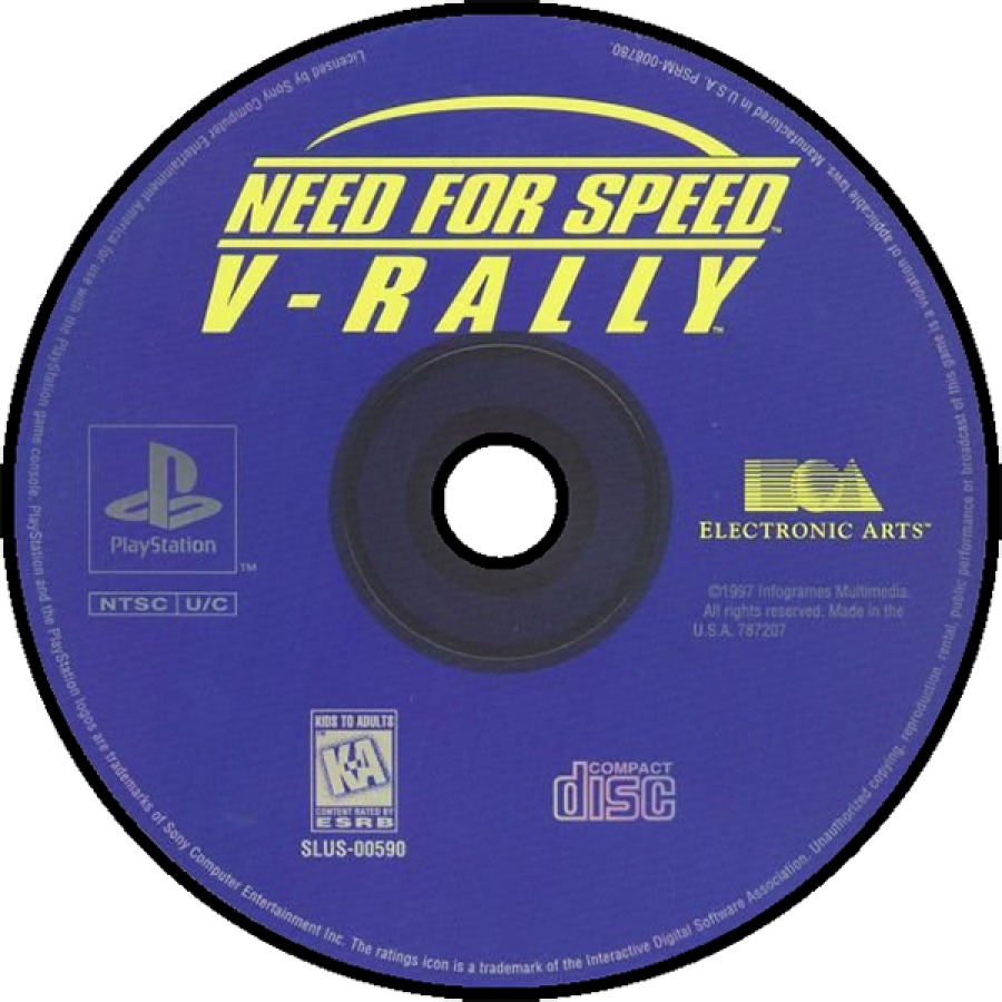Need for Speed V-Rally – PlayStation 1 (PS1)