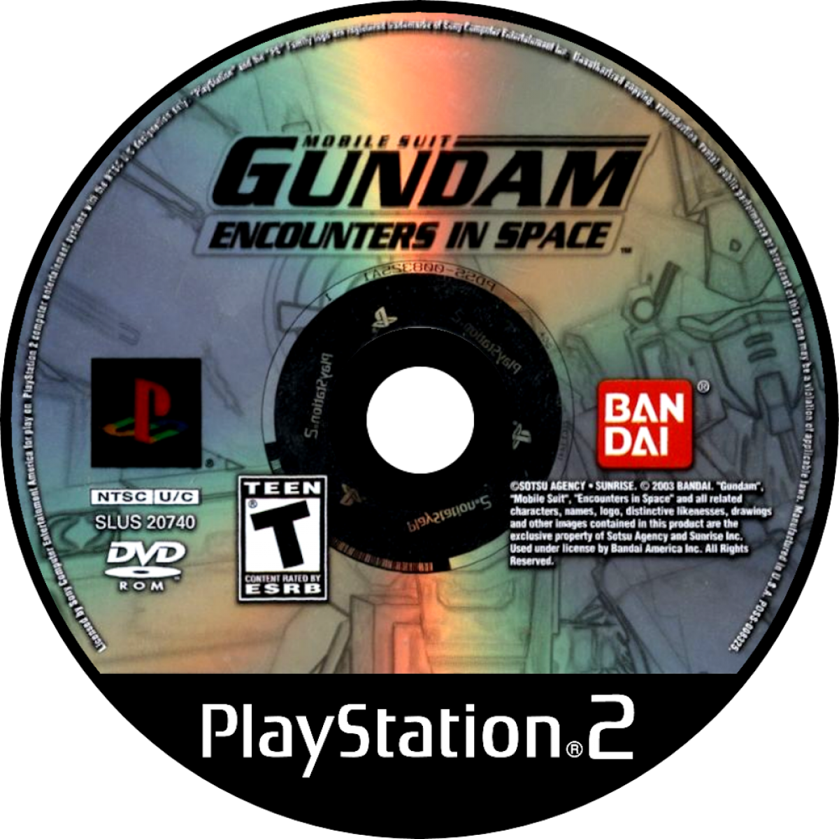 Mobile Suit Gundam: Encounters in Space – PlayStation 2 (PS2)