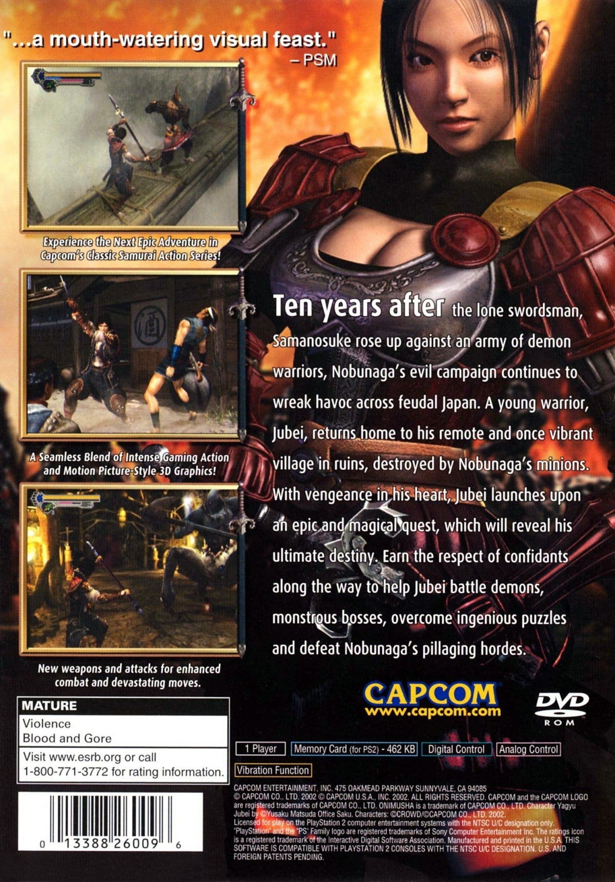 Onimusha 2 – PlayStation 2 (PS2)