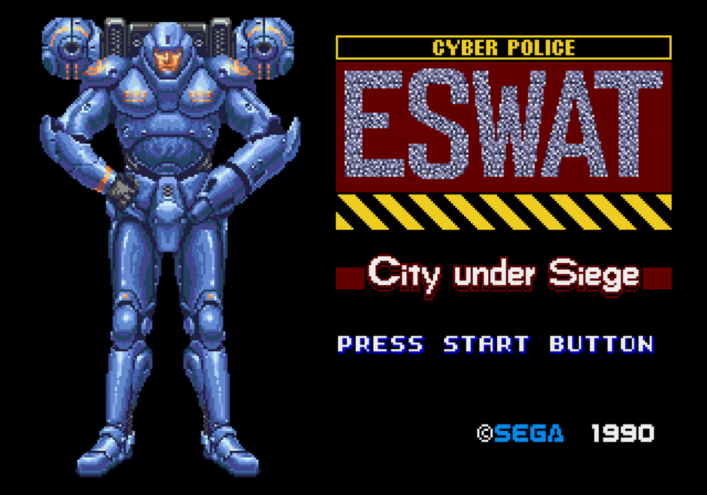 ESWAT: City Under Siege – Sega Genesis (GEN)