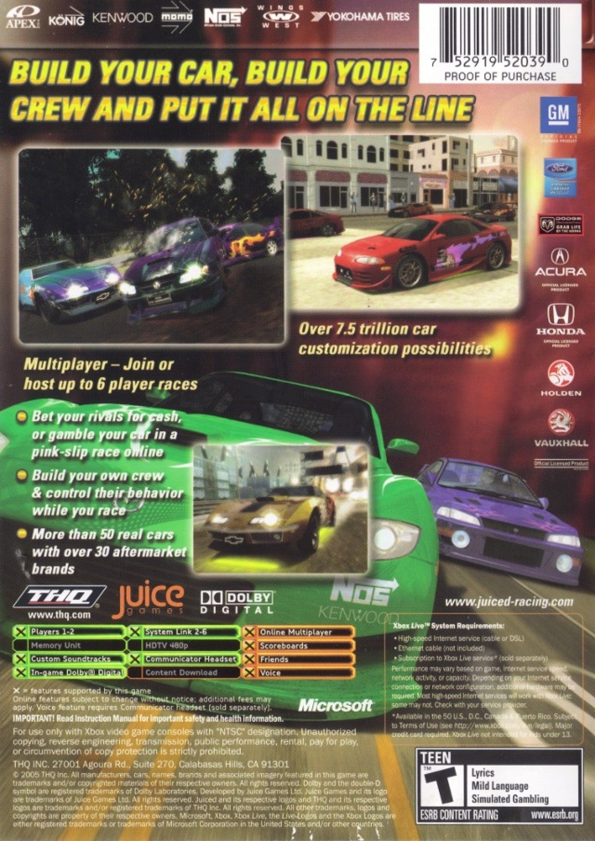 Juiced – Xbox (XBOX)