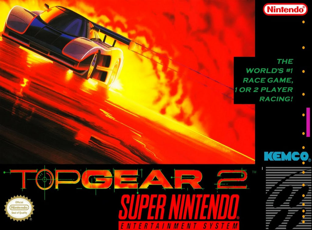 Top Gear 2 – Super Nintendo Entertainment System (SNES)