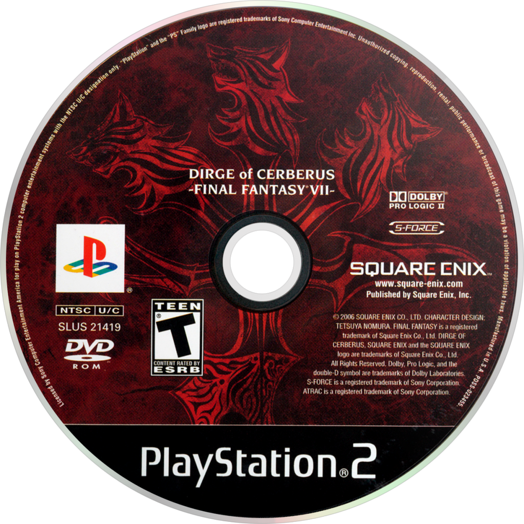 Final Fantasy VII: Dirge of Cerberus – PlayStation 2 (PS2)