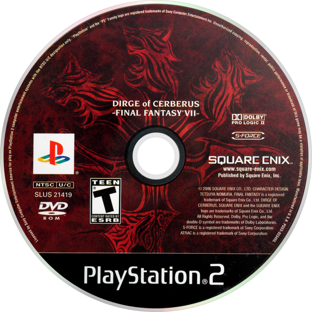 Final Fantasy VII: Dirge of Cerberus – PlayStation 2 (PS2)