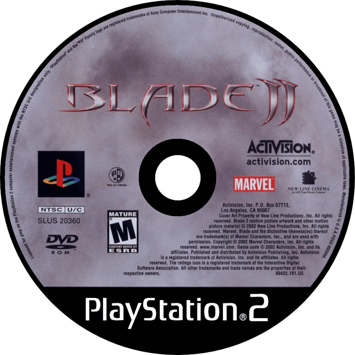 Blade II – PlayStation 2 (PS2)