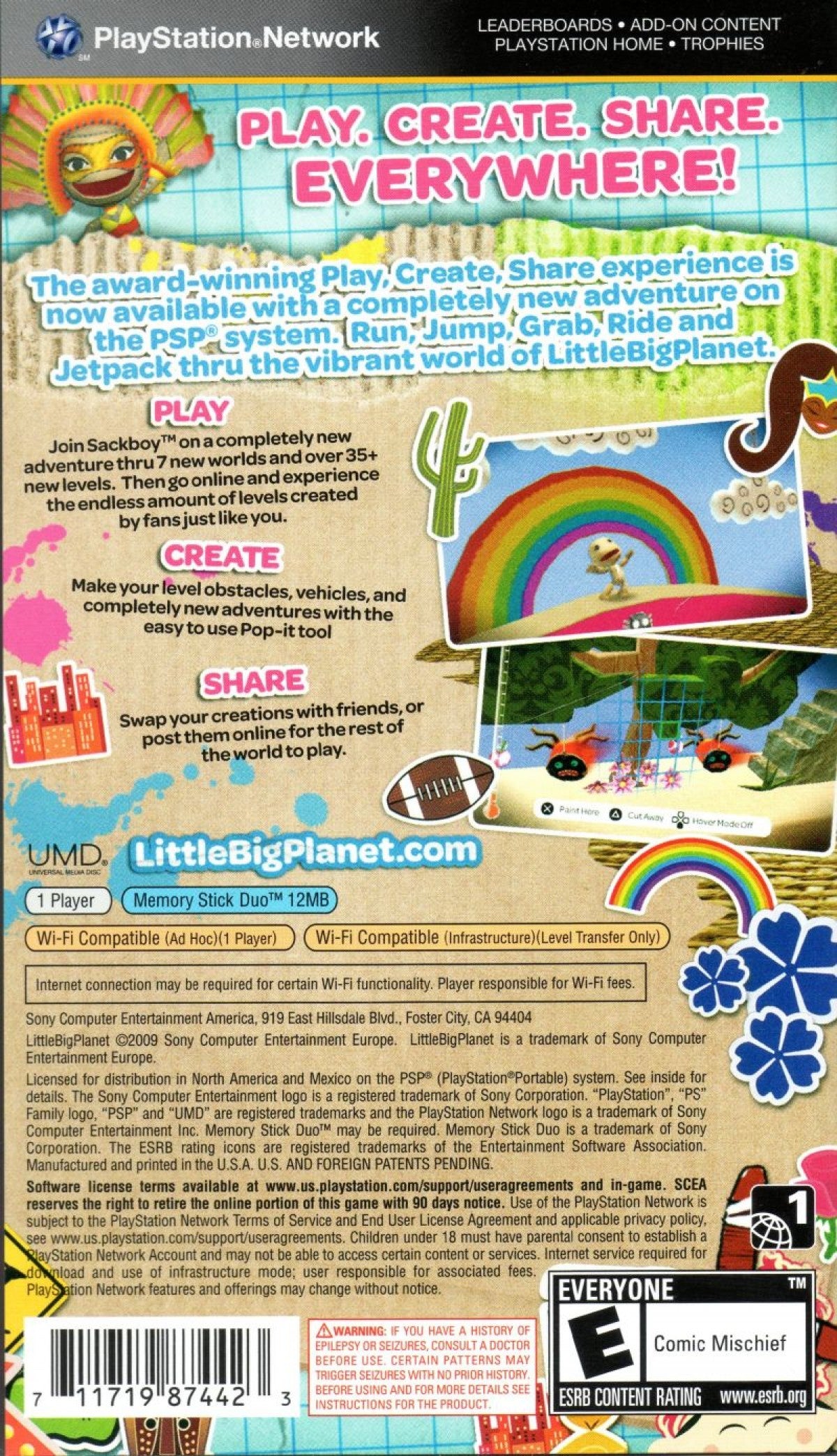 Little Big Planet  – PlayStation Portable (PSP)
