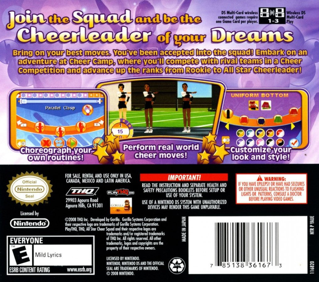 All-Star Cheer Squad – Nintendo DS (DS)