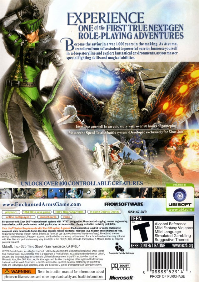 Enchanted Arms [First Edition] – Xbox 360 (X360)
