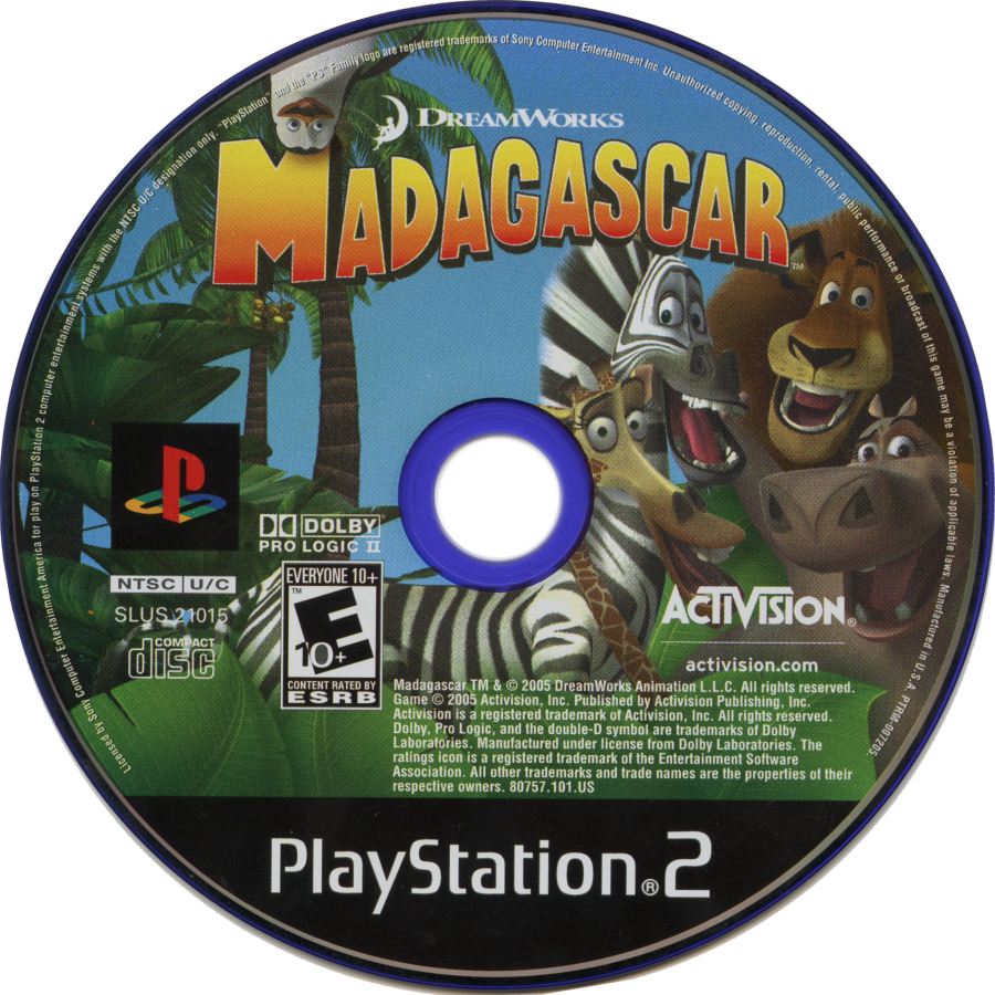 Madagascar – PlayStation 2 (PS2)