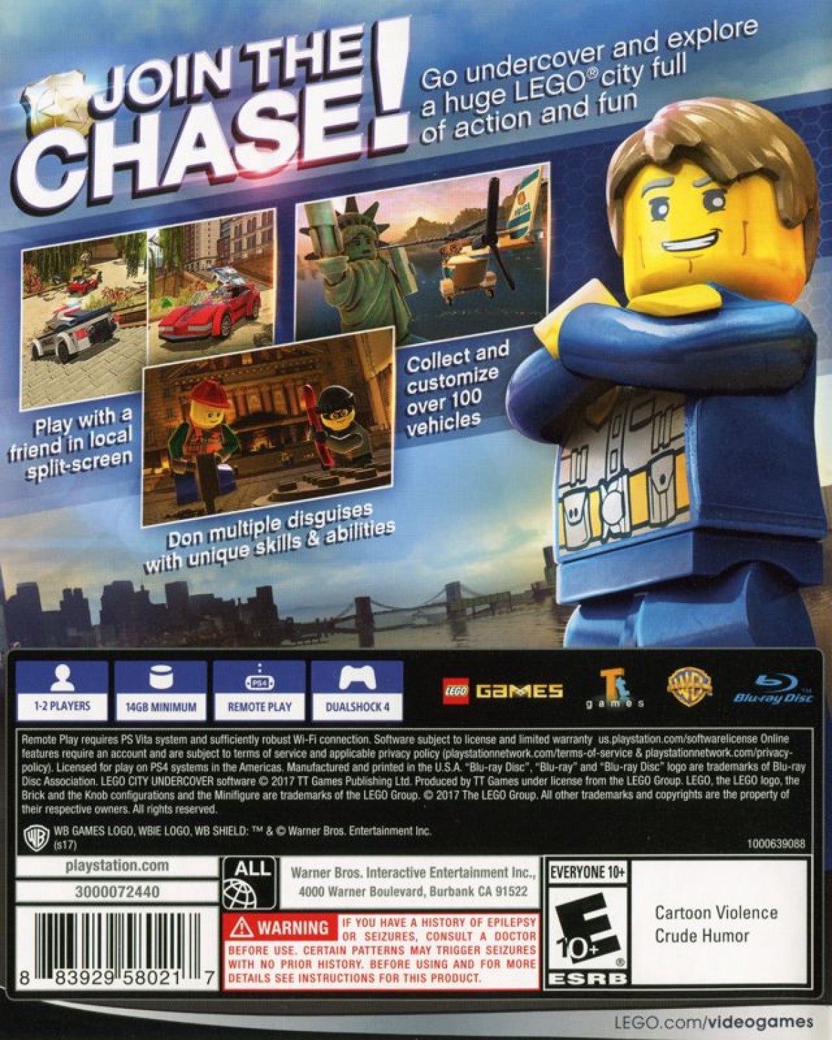 LEGO City Undercover – PlayStation 4 (PS4)