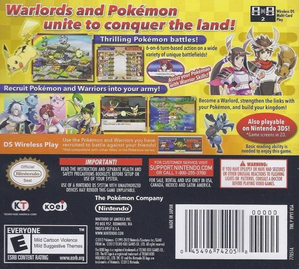 Pokemon: Conquest – Nintendo DS (DS)