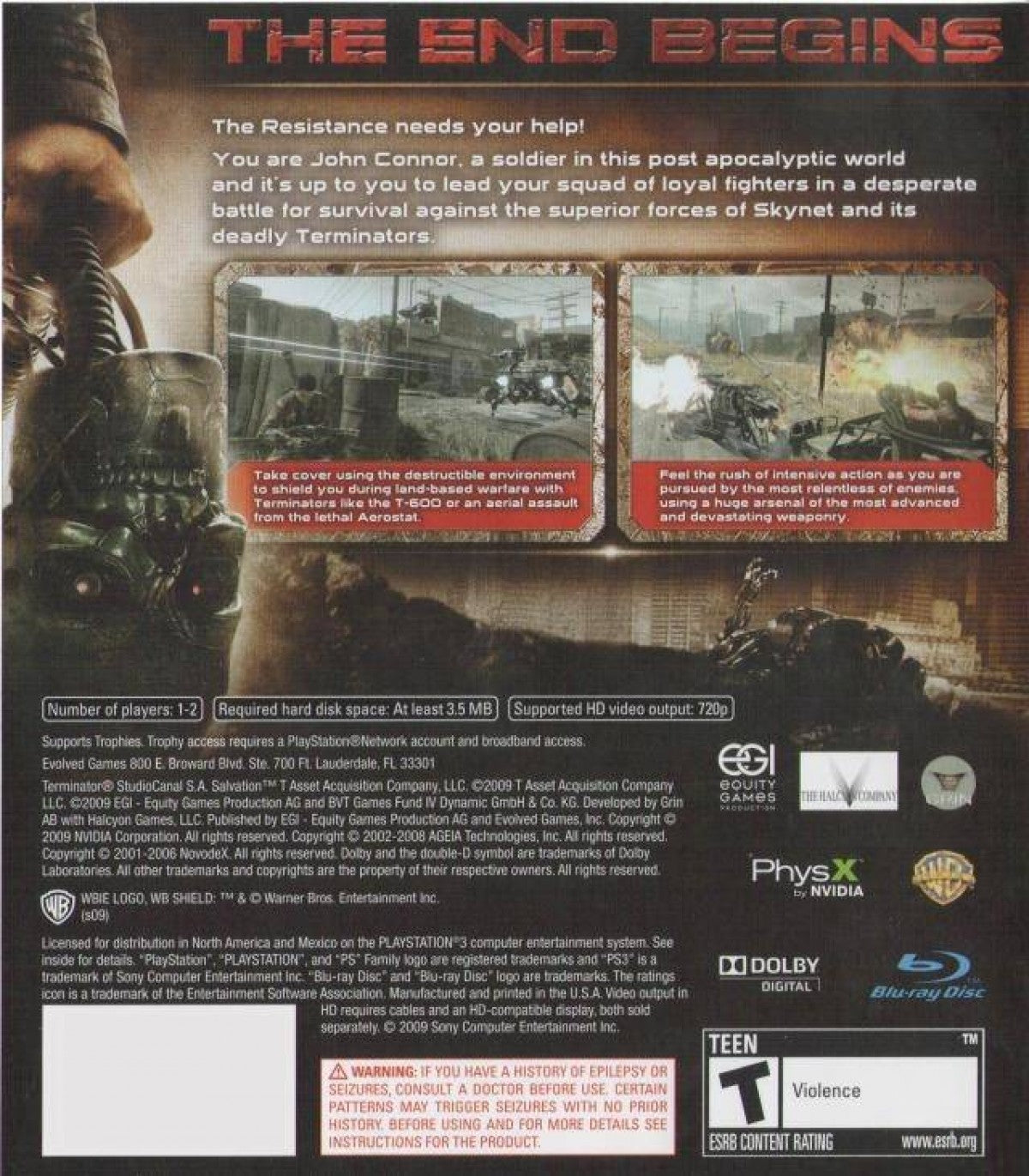 Terminator Salvation – PlayStation 3 (PS3)