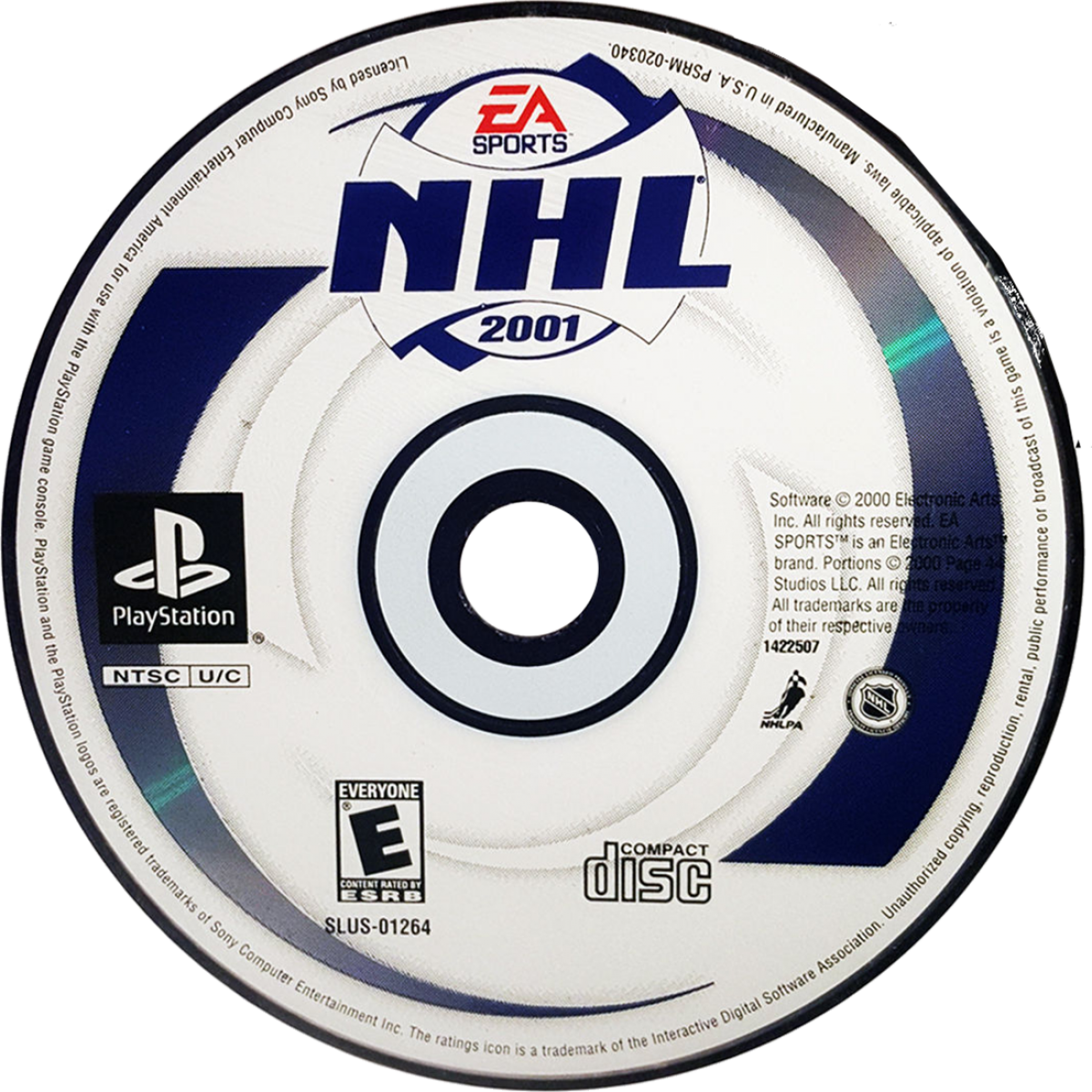 NHL 2001 – PlayStation 1 (PS1)