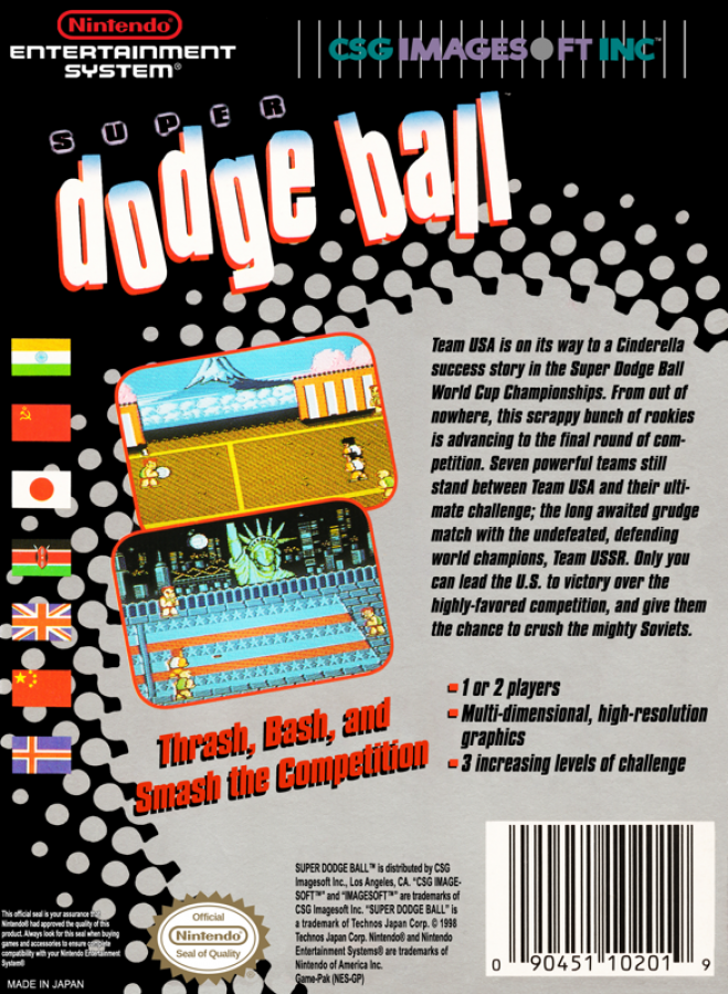 Super Dodgeball  – Nintendo Entertainment System (NES)