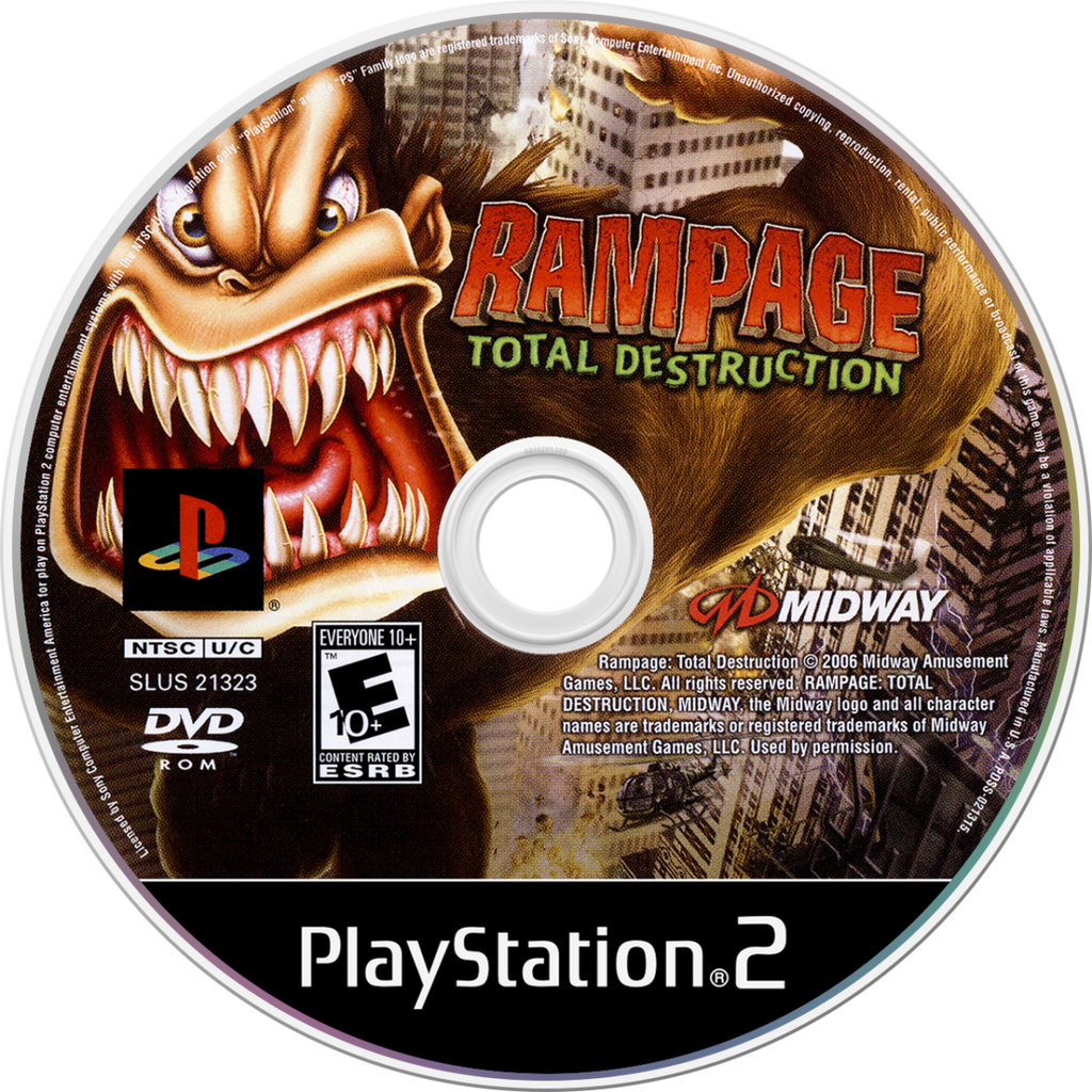 Rampage: Total Destruction – PlayStation 2 (PS2)