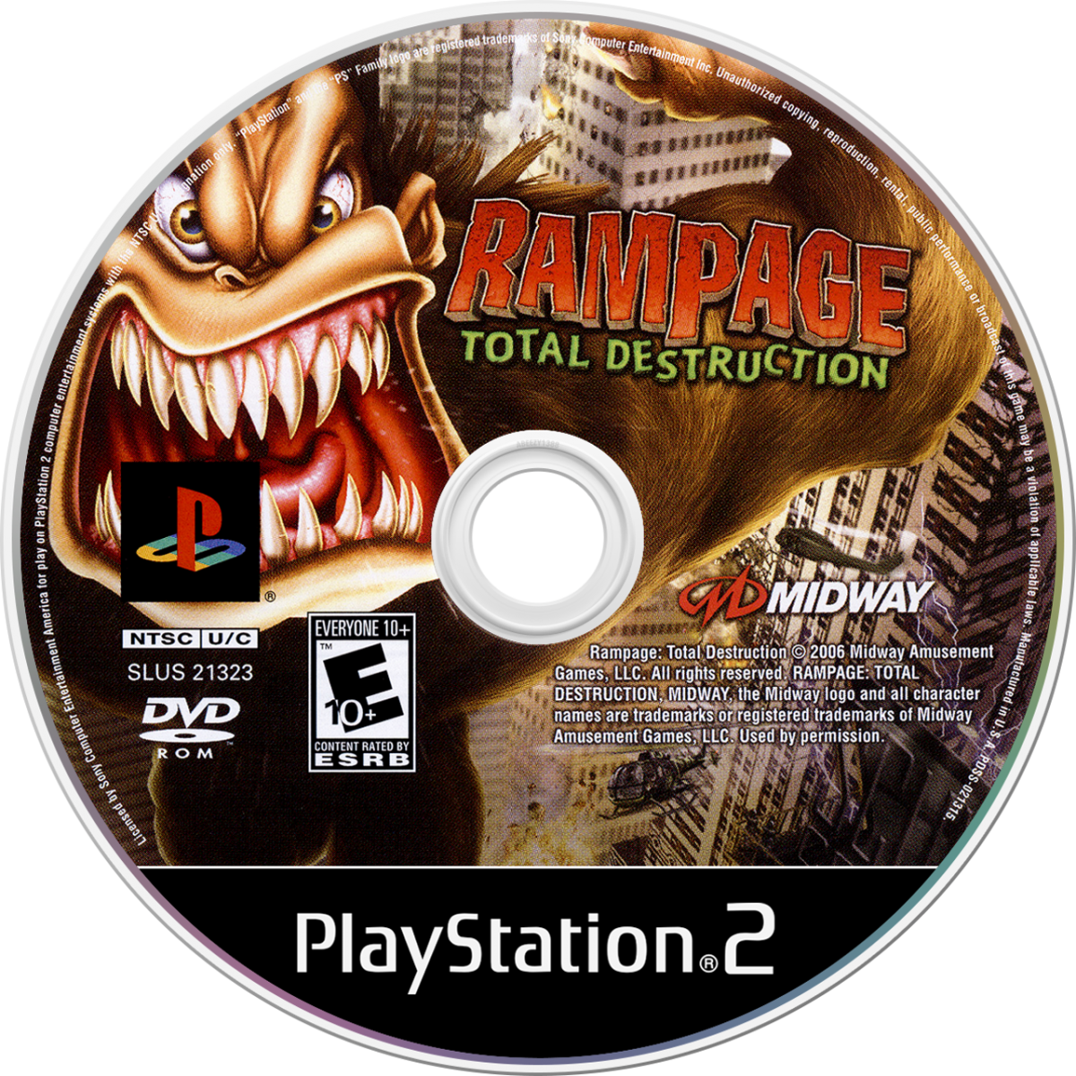 Rampage: Total Destruction – PlayStation 2 (PS2)